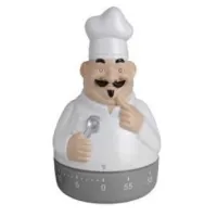 Kookwekker Kok grijs